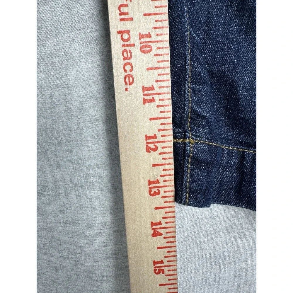 GAP Jeans Stretch Women's Denim Bermuda Shorts Long Line Jorts Plus Size 18